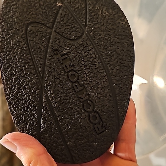 Rockport Womens Black Leather Ankle Boot 1.5" Heel - Picture 6 of 8